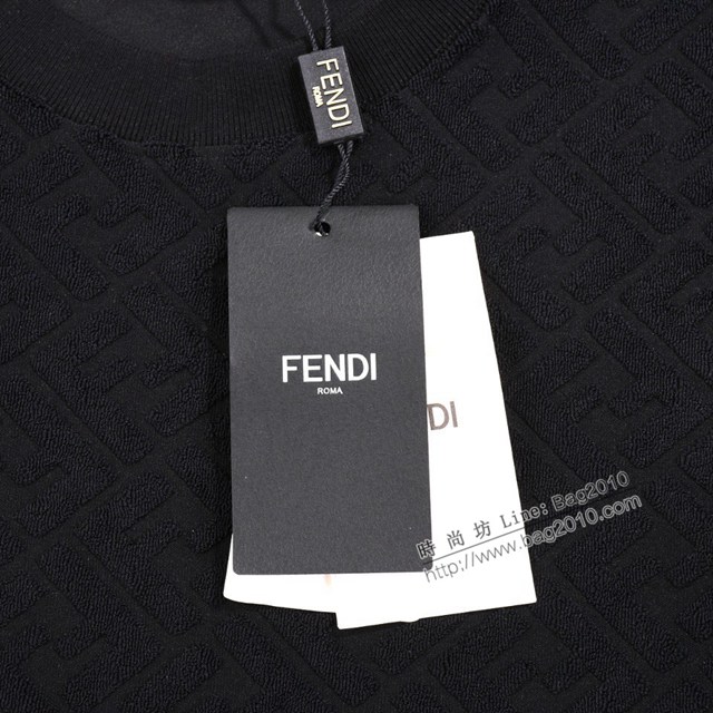 Fendi專門店芬迪2023FW新款提花圓領衛衣 男女同款 tzy3154